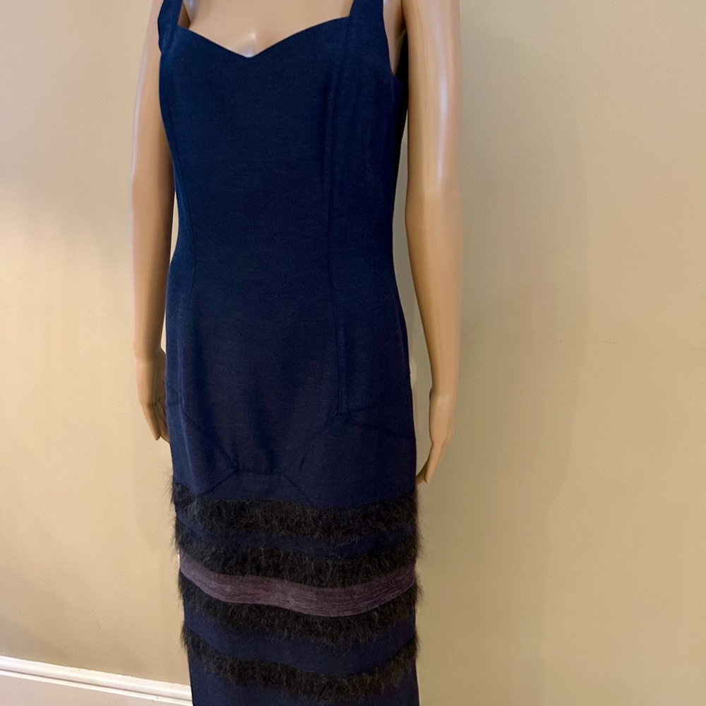 John Galliano Steel Blue Dress